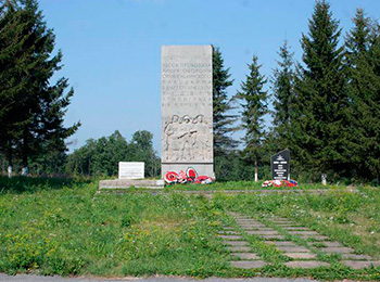 Мемориал «Январский гром» Ломоносовский р-н, с.п. Оржицкое, в районе бывшей д. Порожки